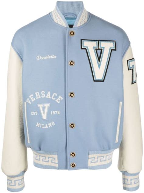 versace baseball jacket|versace overcoat.